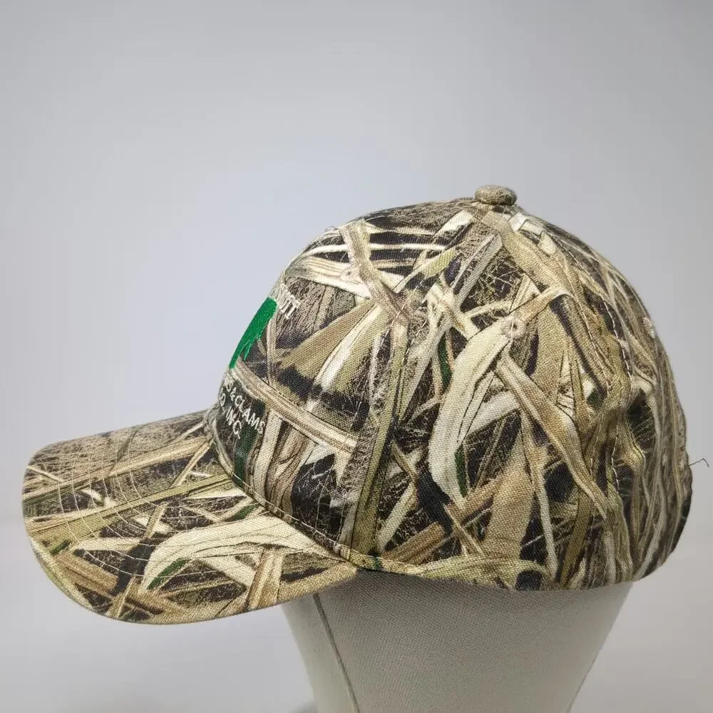 Outdoor Cap Baseball Cap Brown One Size Camo Sewansecott Oysters Clams Hat
